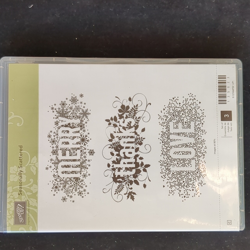 Seasonally Scattered Stampin Up stamp set